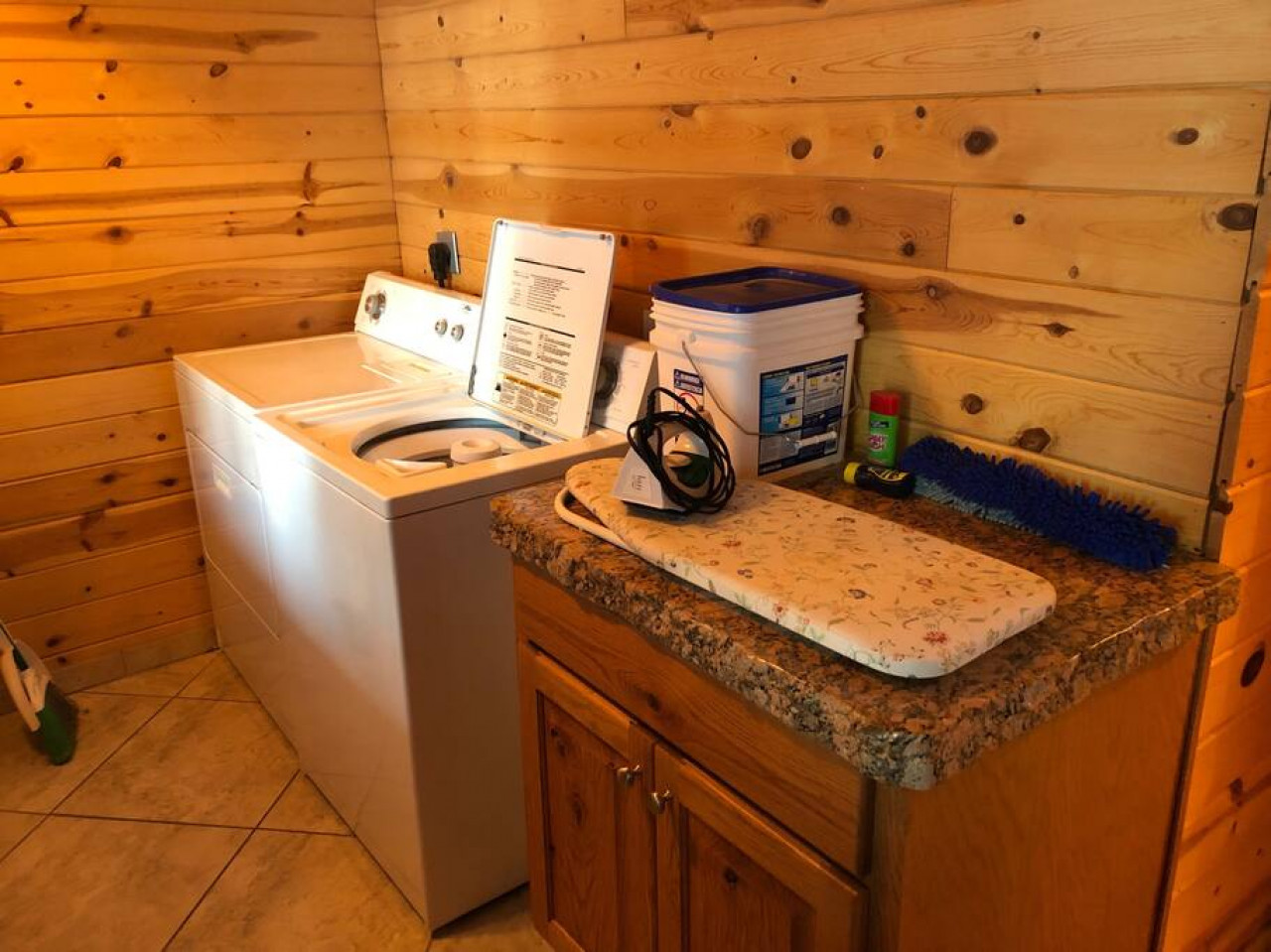 Feel like you're at home with a washer and dryer