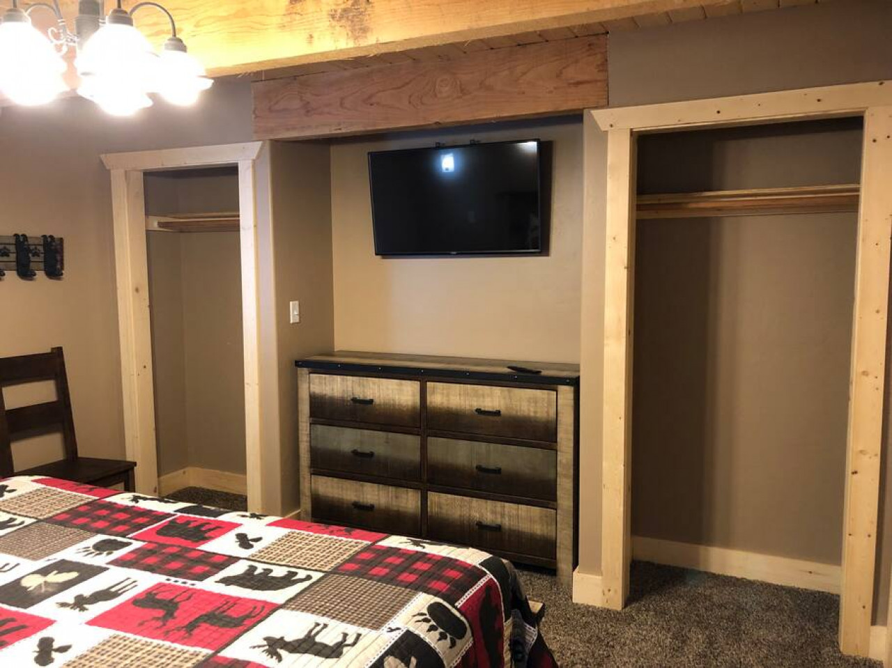 Smart TV in the master bedroom