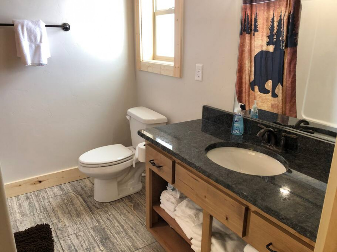 Heated tile floors!