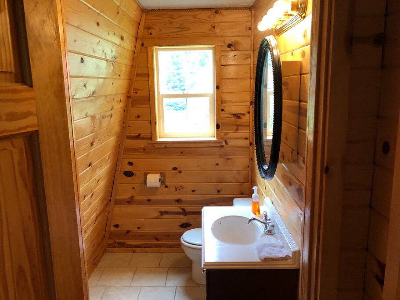 Half bath upstairs