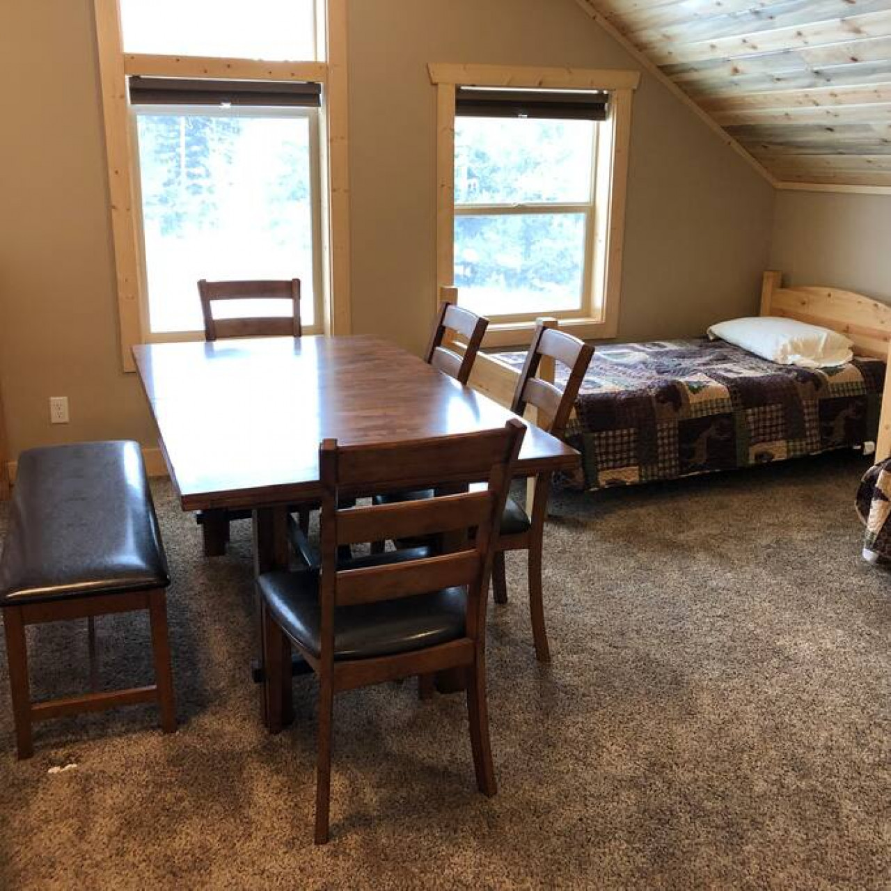 Game table in the loft!