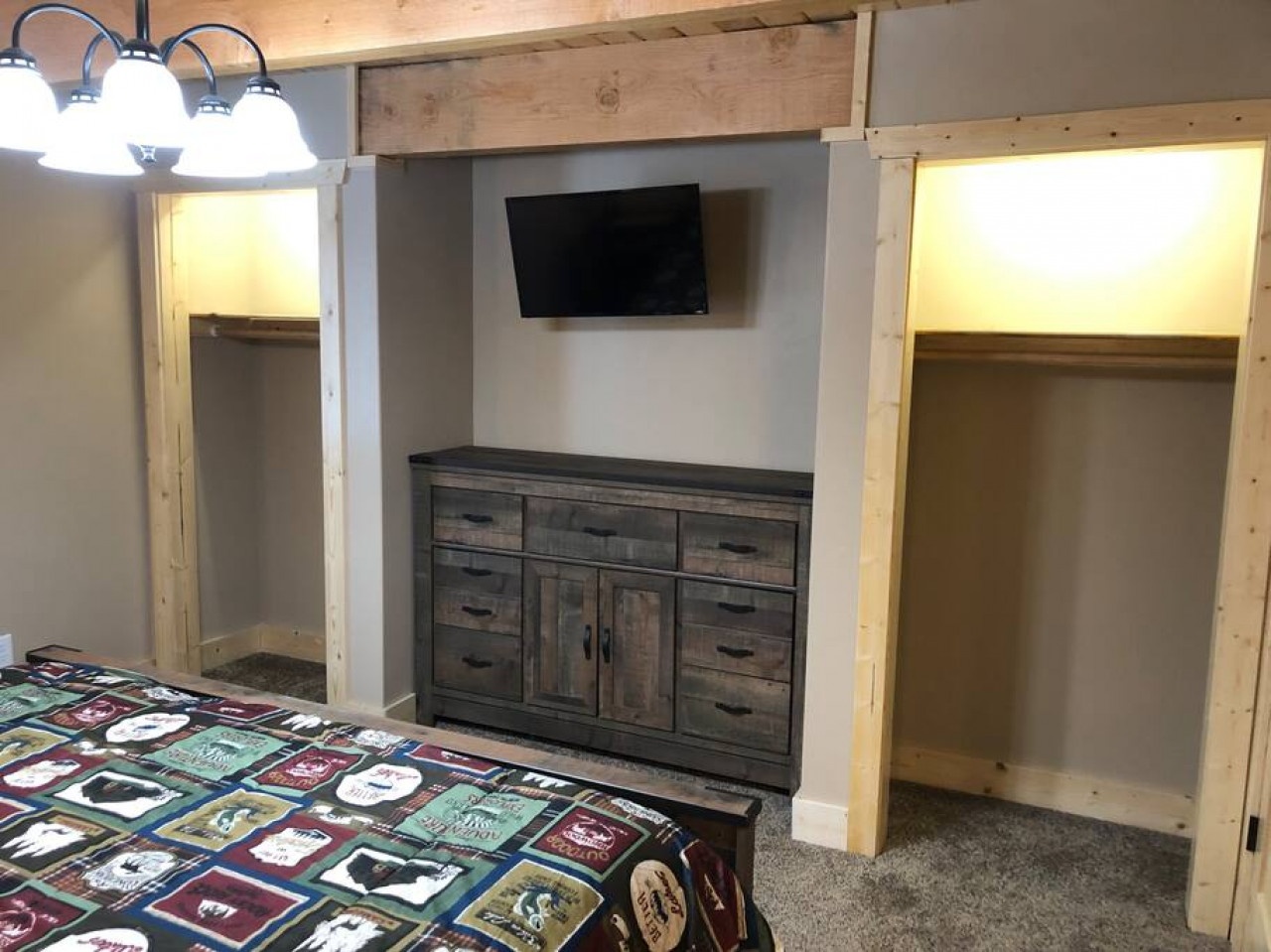 Escape the kids with your own TV in the master bedroom