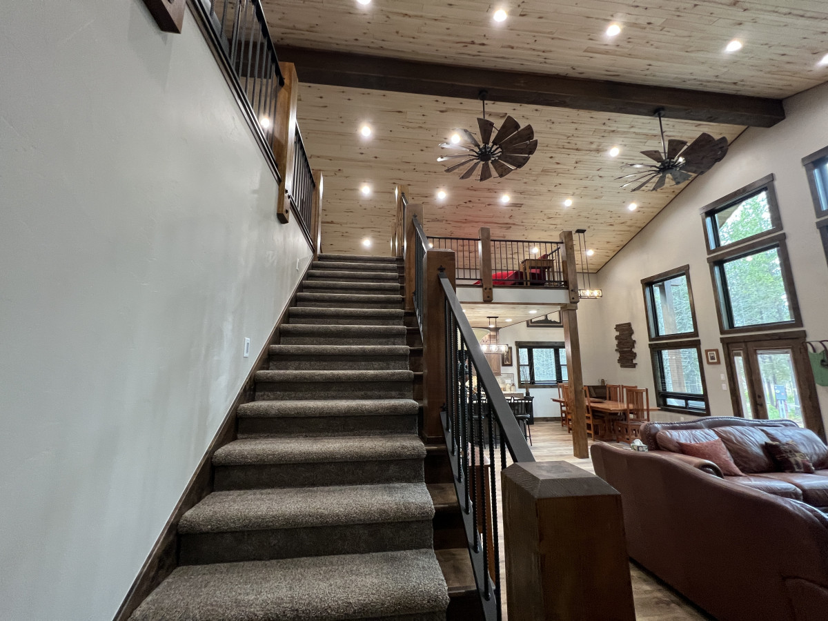 Stairway upstairs