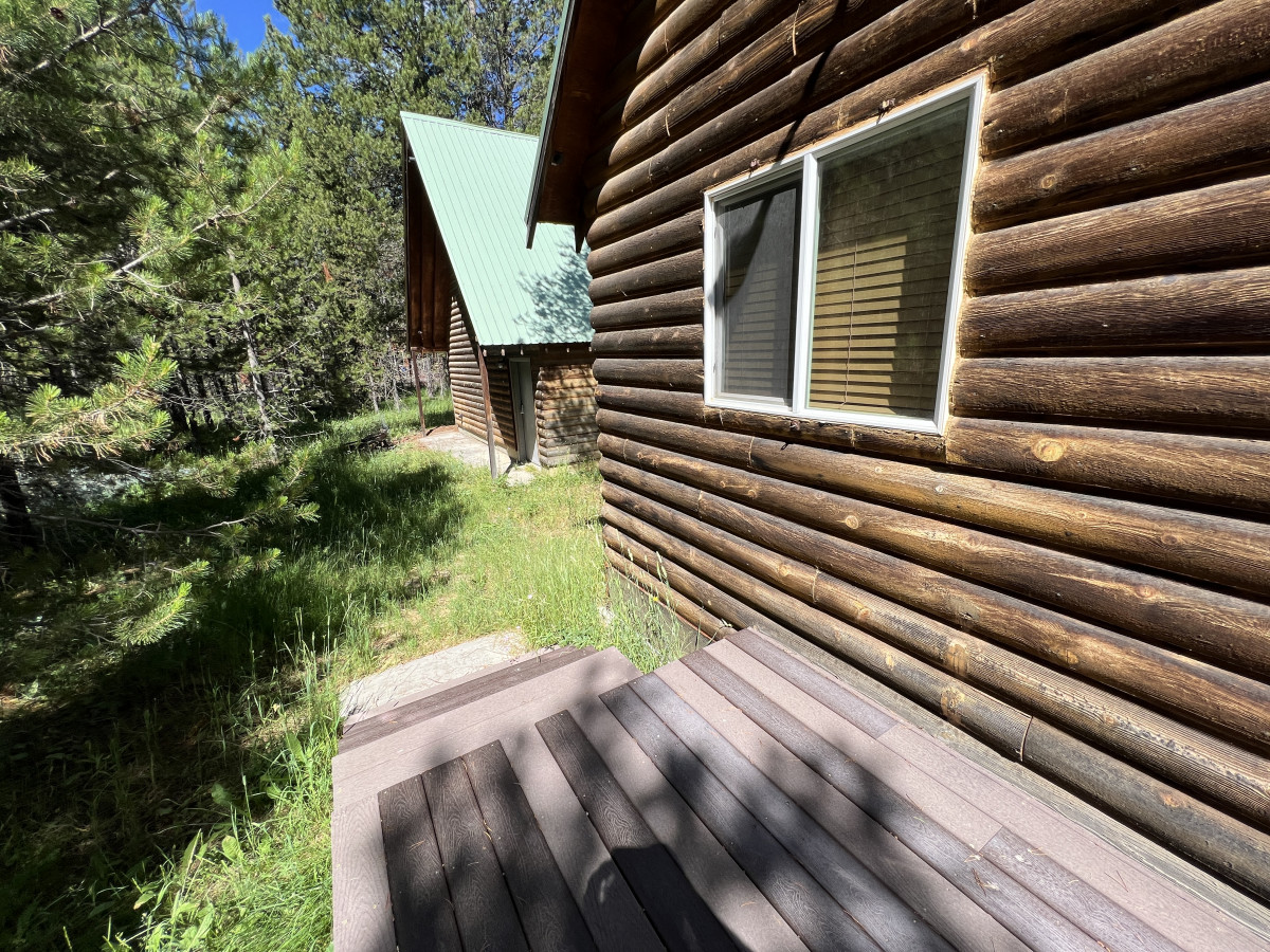 Outside back door