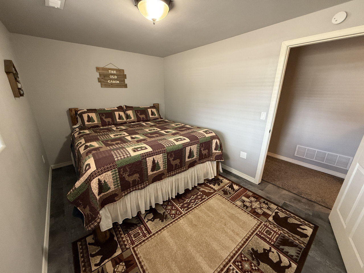 Basement bedroom