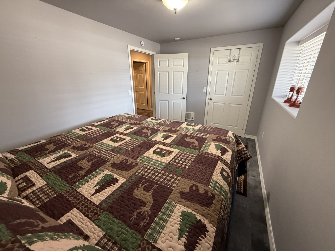Basement bedroom