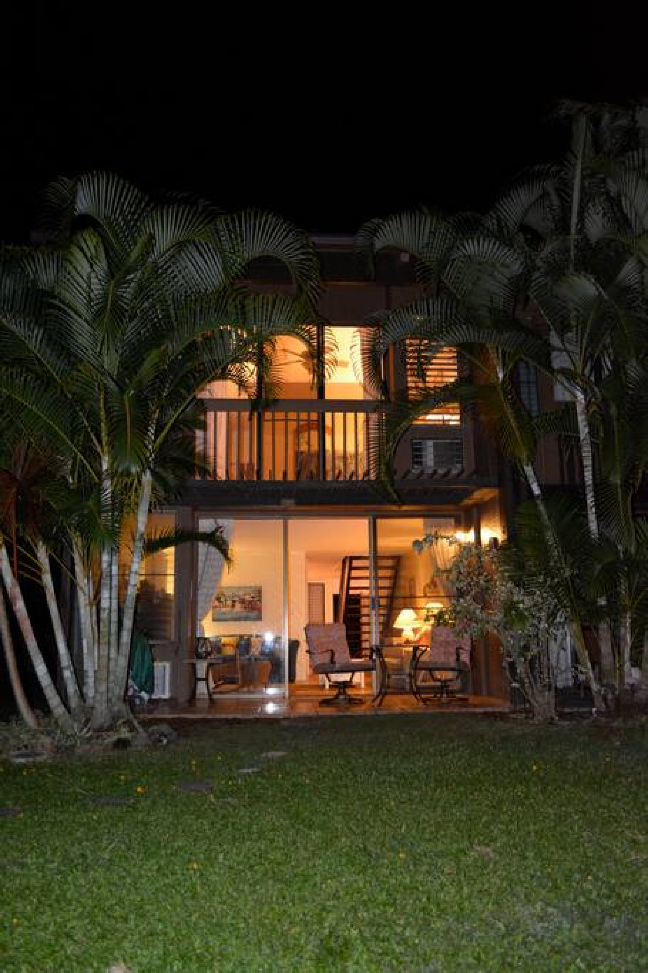 Exterior view at night