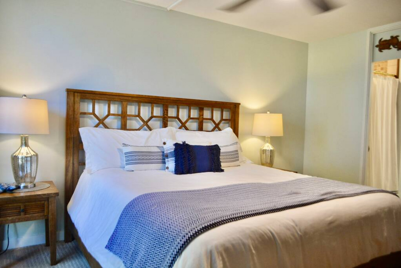 Master bedroom with ensuite bathroom