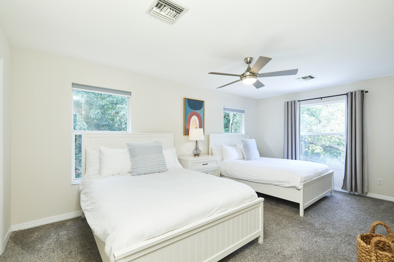 The Oasis Retreat | Heated Pool + Game Room + Basketball + Massive Yard | Near Beach & Golf thumbnail 47