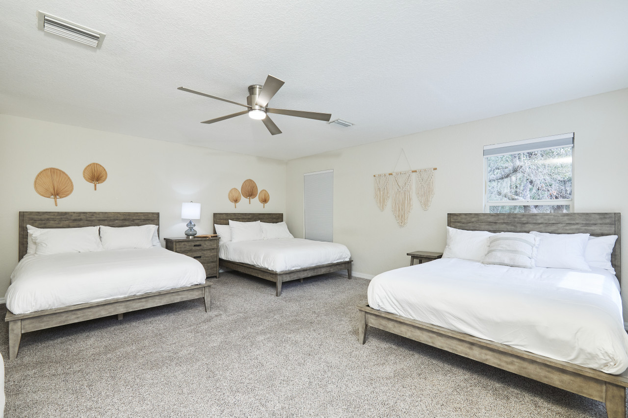 The Oasis Retreat | Heated Pool + Game Room + Basketball + Massive Yard | Near Beach & Golf thumbnail 53