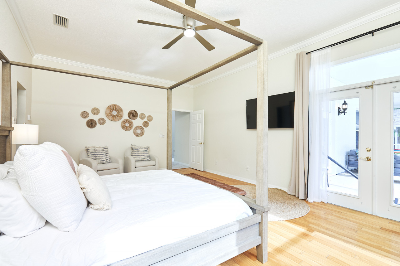 The Oasis Retreat | Heated Pool + Game Room + Basketball + Massive Yard | Near Beach & Golf thumbnail 28