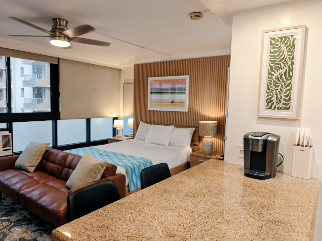 WGH 521 Kitchenette and modern refreshed 362 Sq.Ft. w/ futon and Queen Bed | Photo 9