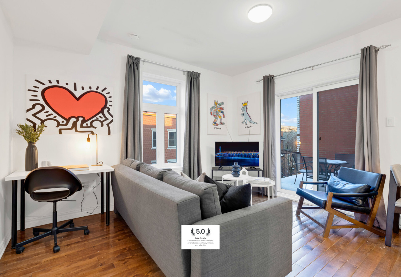 Liv Mtl 302 | Spacious 1br + Balcony • Sleeps 4 - Montréal