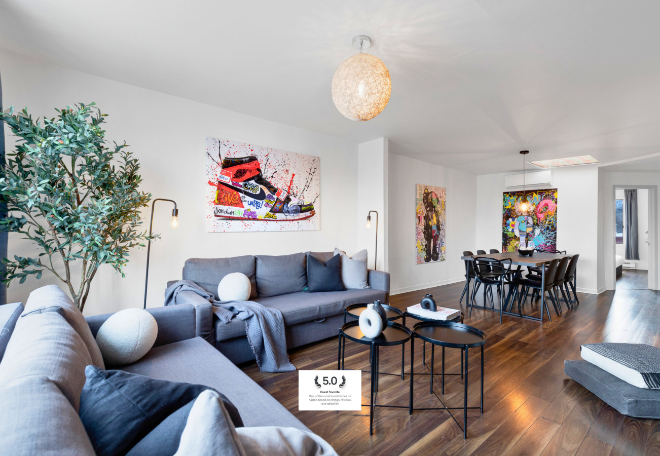 Liv Mtl Soho-3 | Spacious Rooftop 2br • Sleeps 12 - Montreal