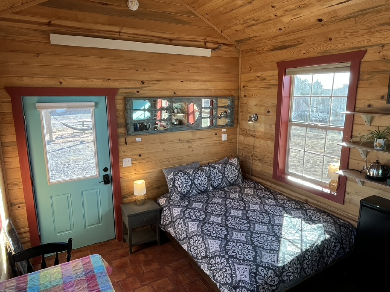 The Turquoise Door - @Triple View Tiny Houses