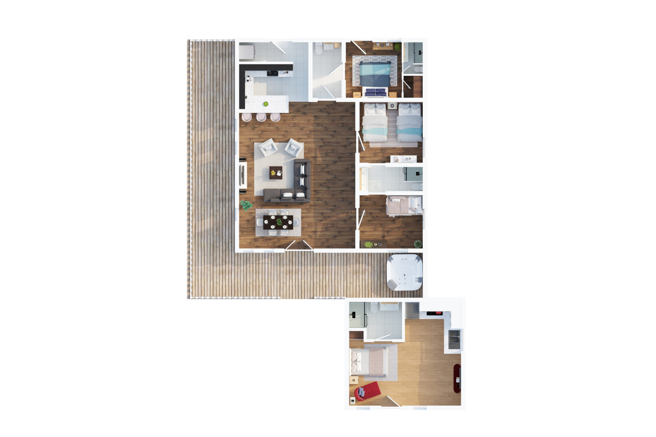 Hot Tub~Sauna~Fire Pit~Putting green~Downtown 5