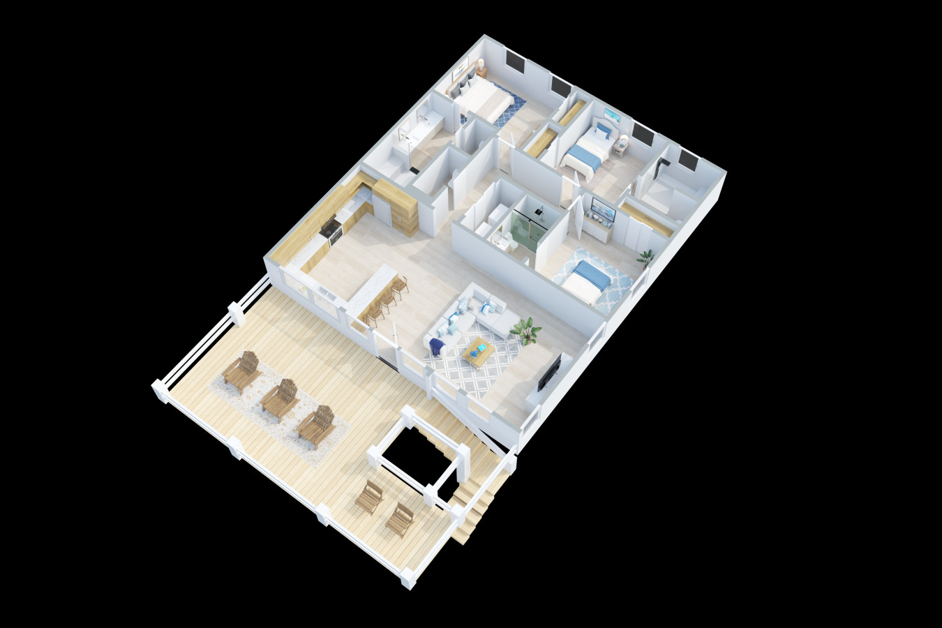 Near Beach~Tiki Bar~Swings~Beautiful Design 5