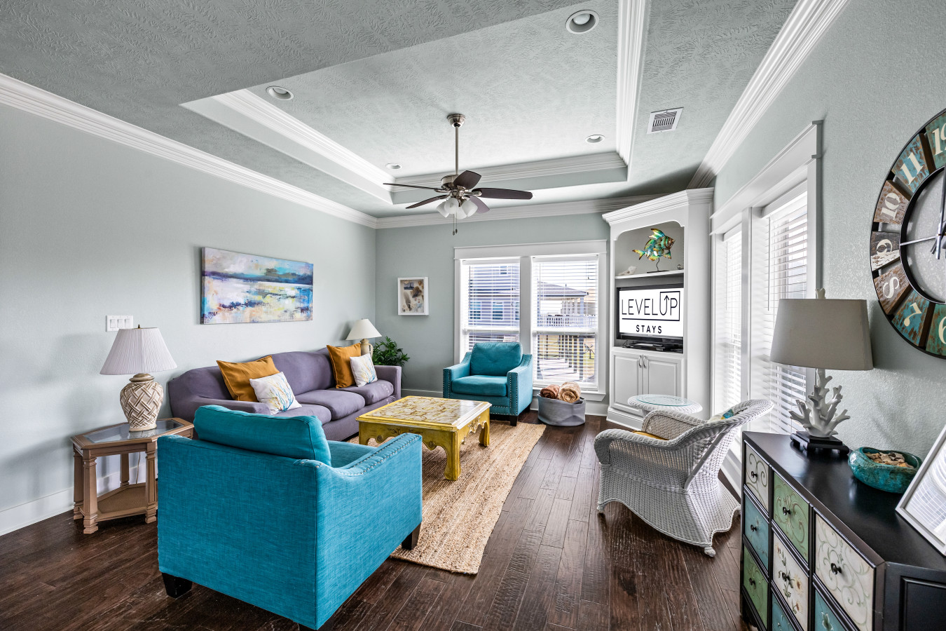 Near beach~BBQ Grill~Swing~Sweeping Deck~Updated~Villa Verdie 3