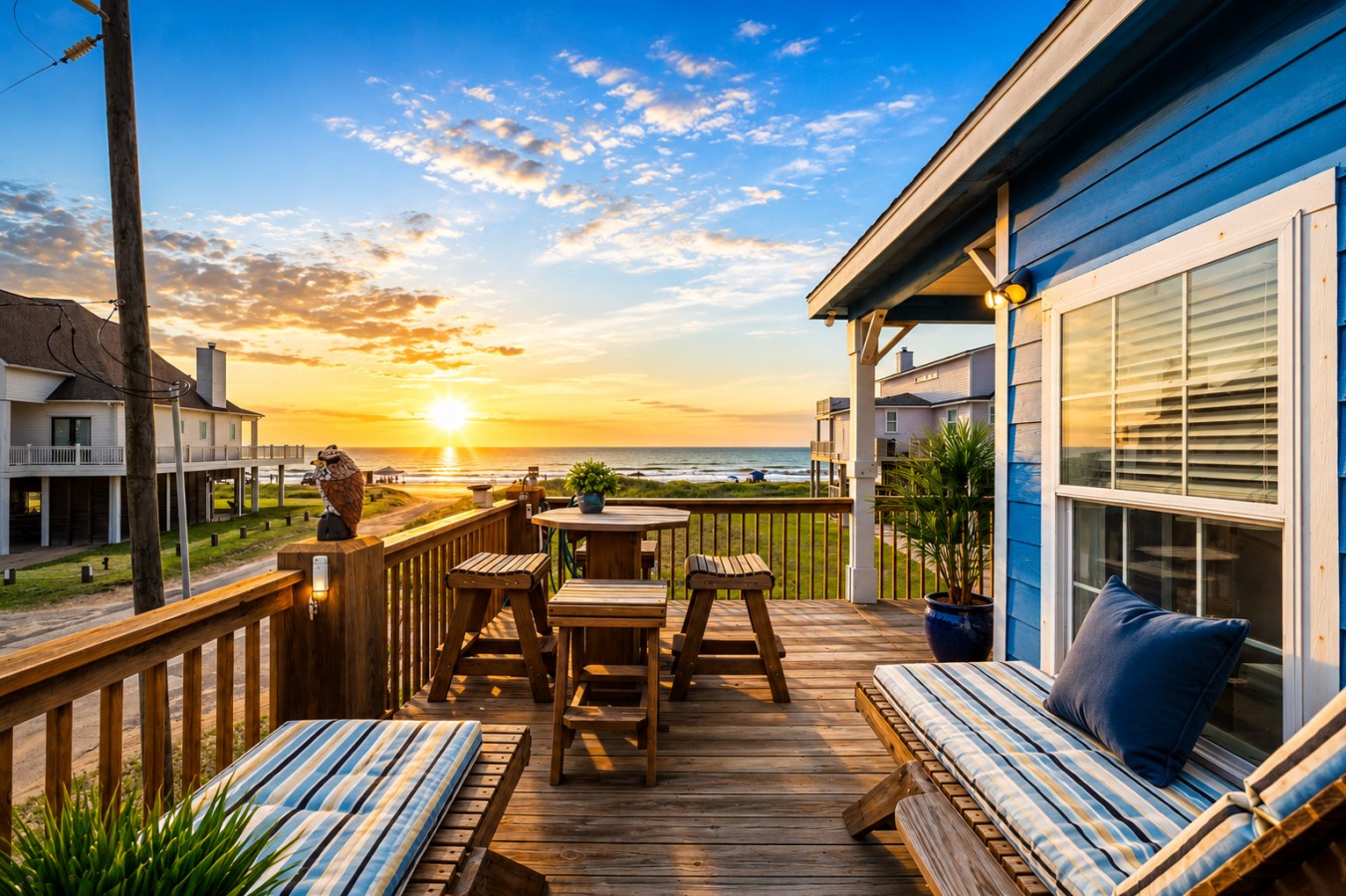 Beach View~Pets Welcome~Covered Deck~Beach Access