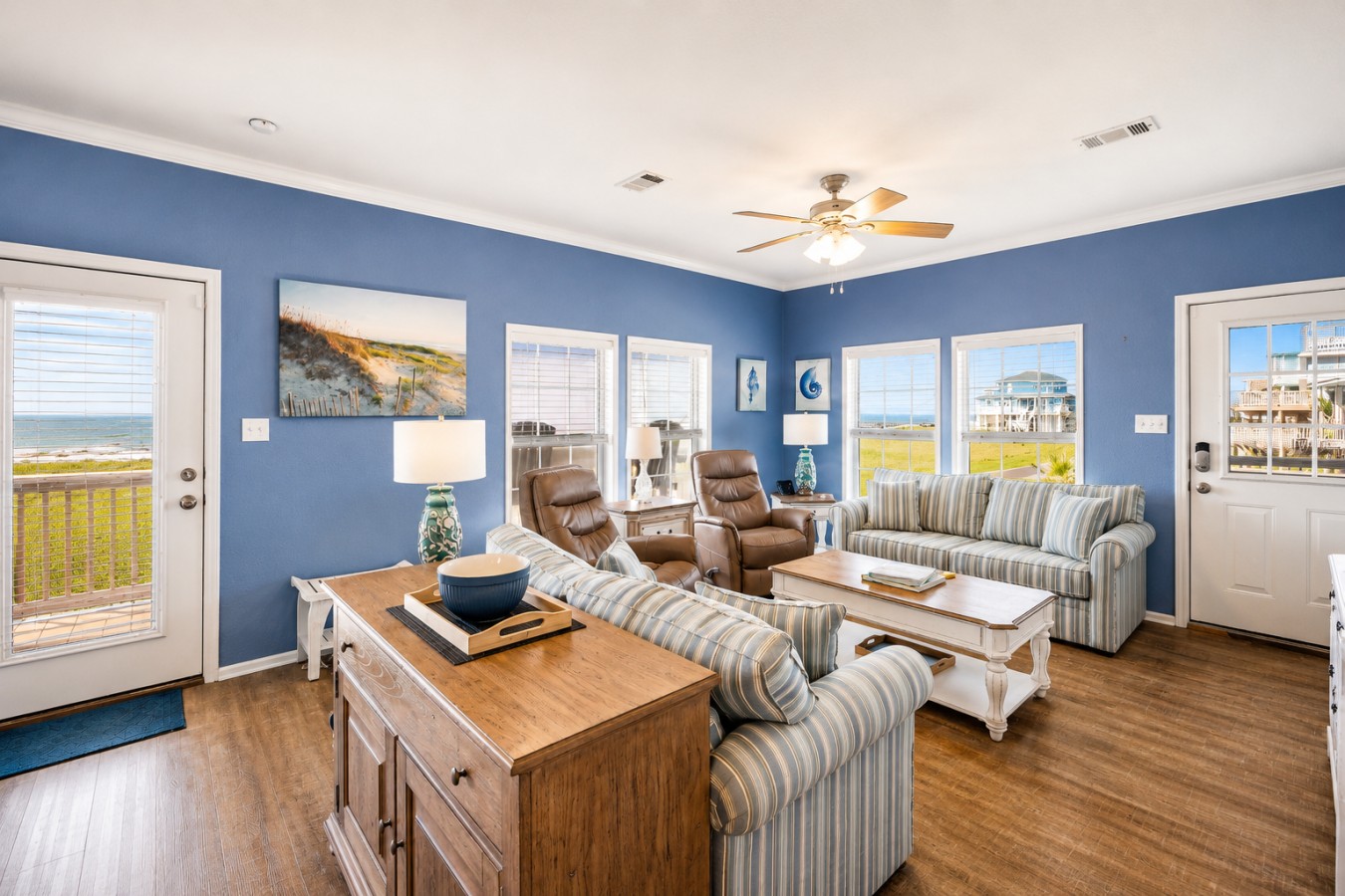 Beach View~Pets Welcome~Covered Deck~Beach Access 2