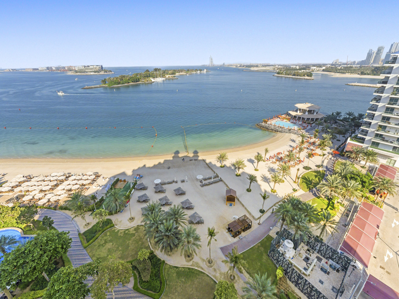 Al Basri, Palm Jumeirah, Beachfront 2BR + Maid’s Room Apartment  Sea Views — image 32 of 33