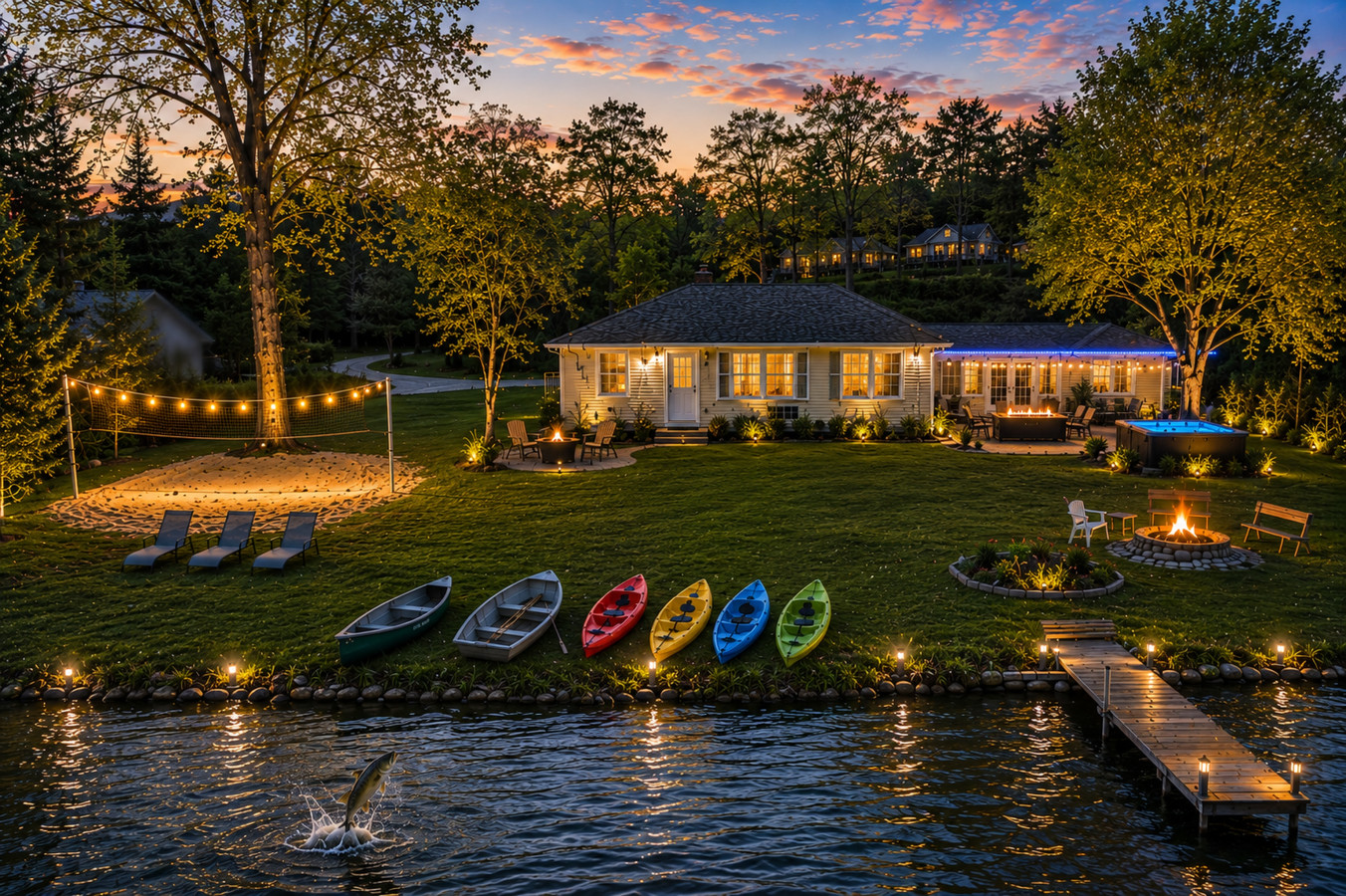 Sunshine Lakefront Retreat | Spa, Views & Relaxation