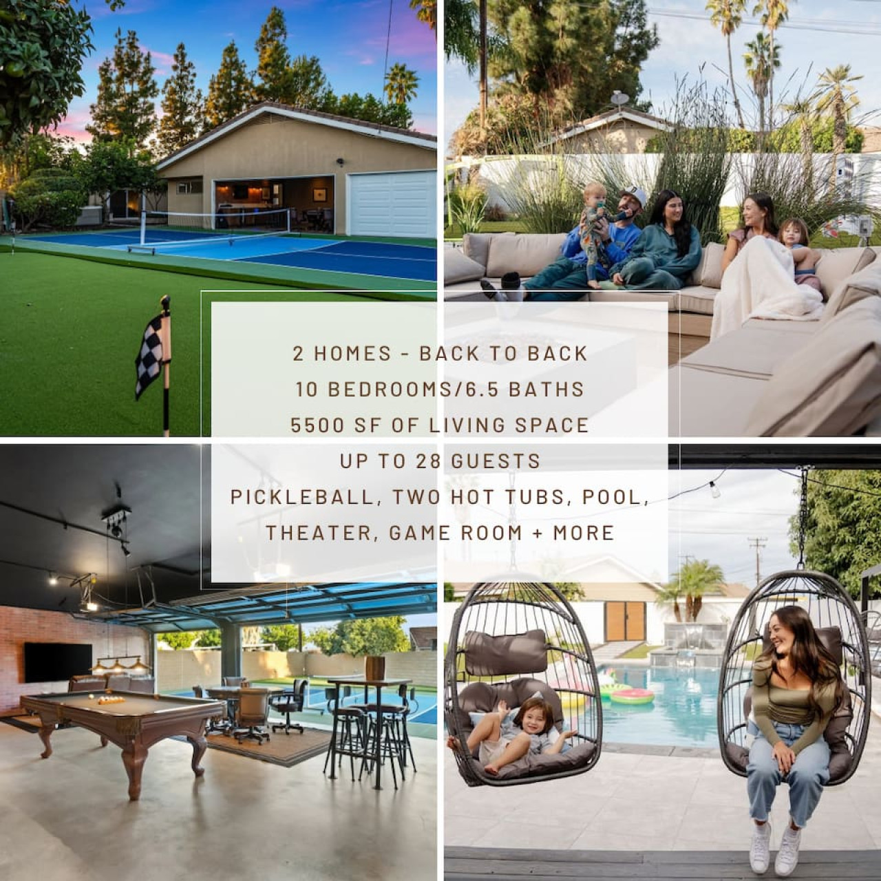 10-Bedroom Retreat w/ Theater, Pickleball & Pool