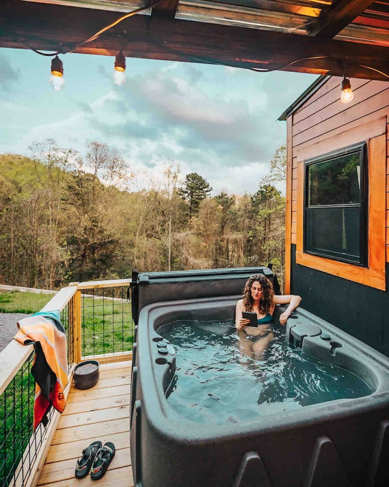 Can't beat a soak in the tub after a day of hiking or exploring Asheville