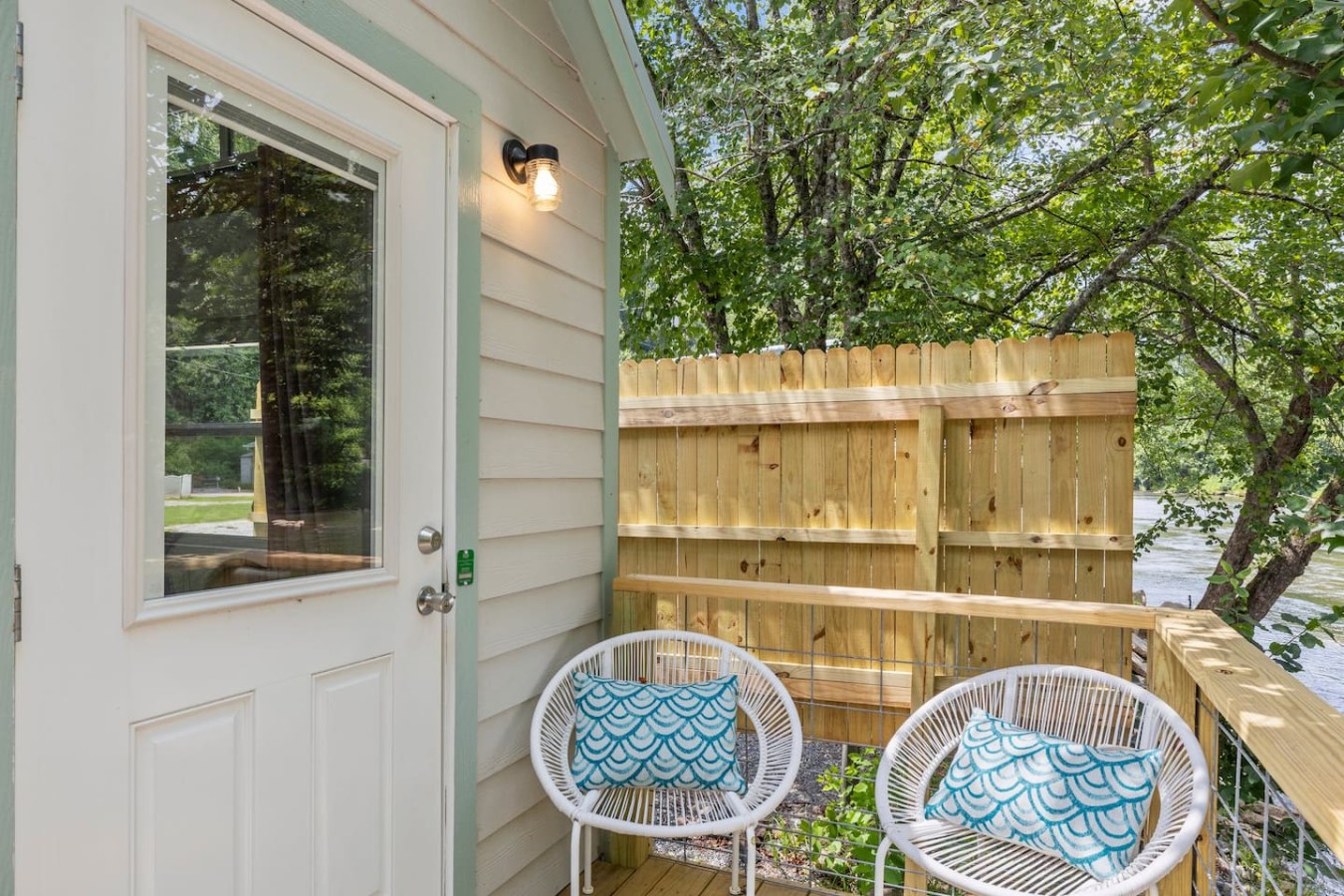 Relax on the porch and enjoy the river!