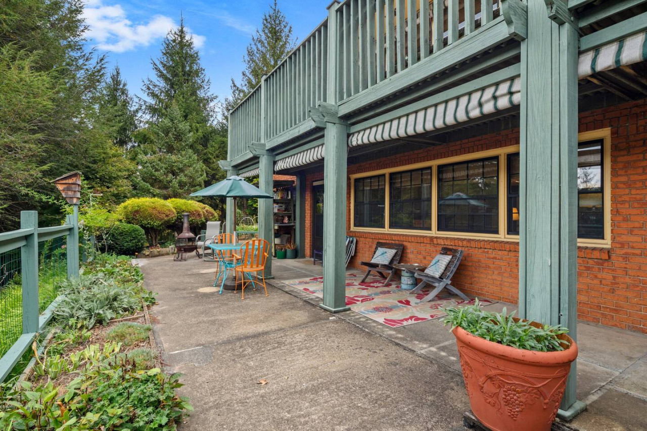 Here’s our charming patio with some potted plants and other greeneries which adds up a refreshing touch