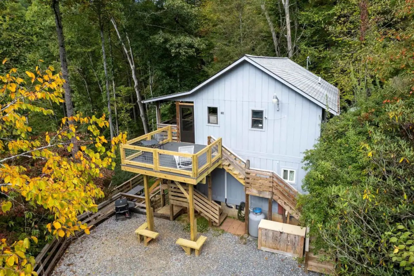 We recently extended the deck to create some extra space