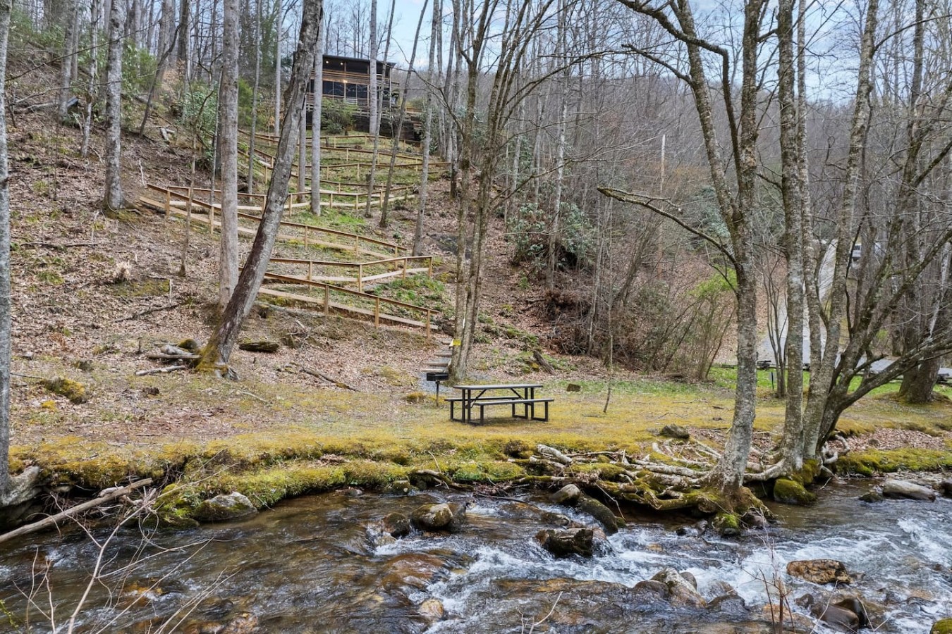 Backside of the property that is your's to explore!