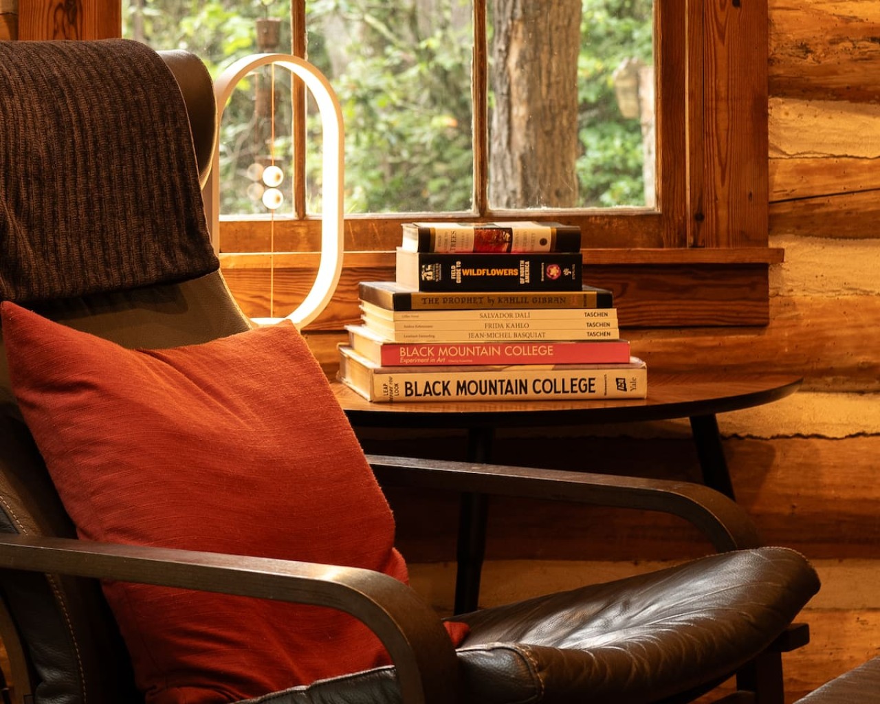 Cozy up with a book or warm drink in hand