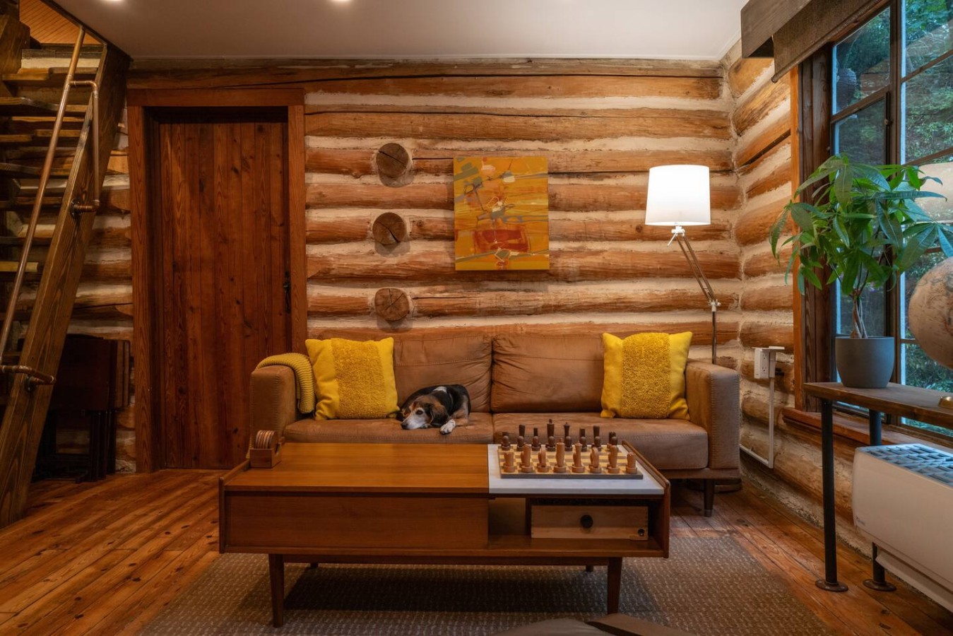 Doesn't get cozier than this living room