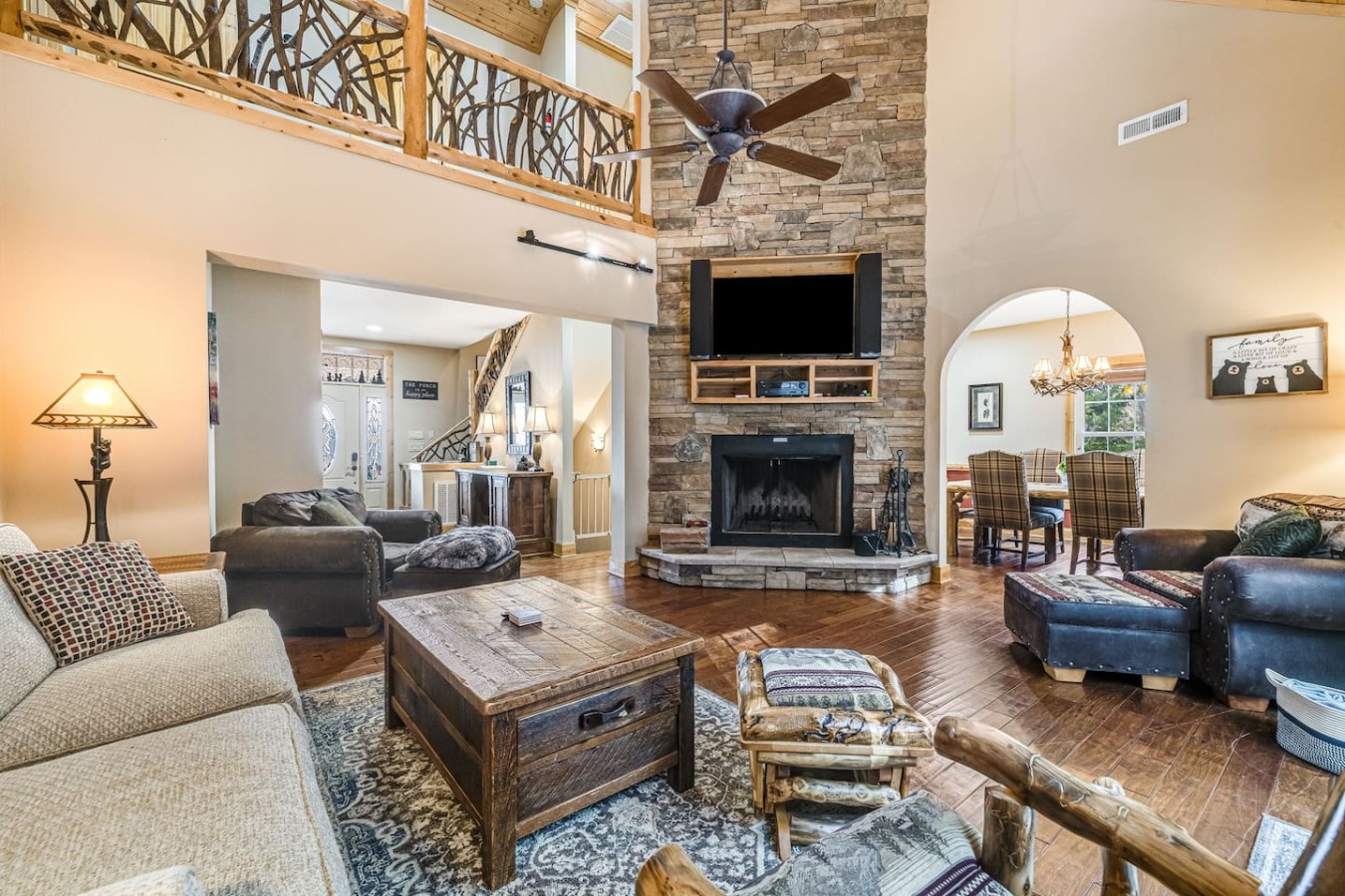Cozy up in the living room