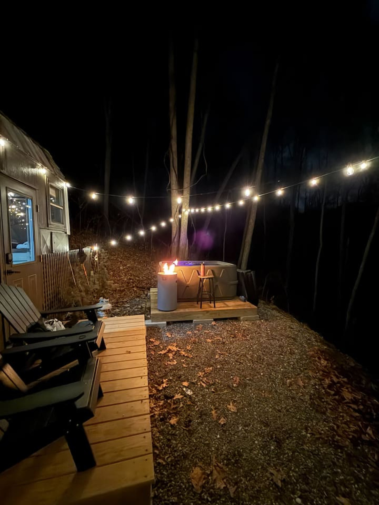 Newly added hot tub!