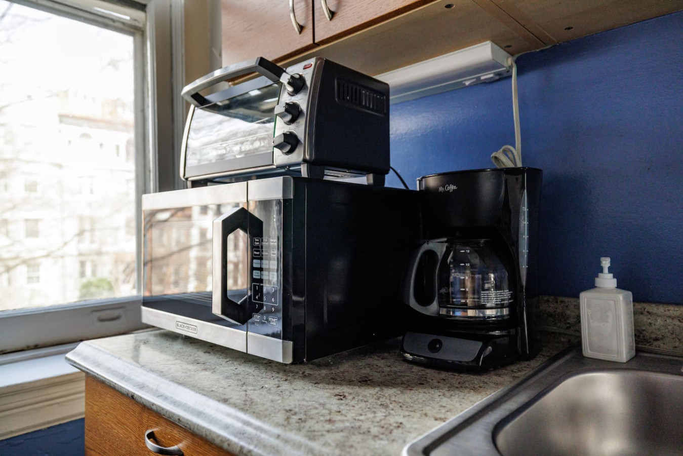 There's nothing like the heart of the home—our cozy kitchen, fully equipped with all the essentials to create joyful meals.