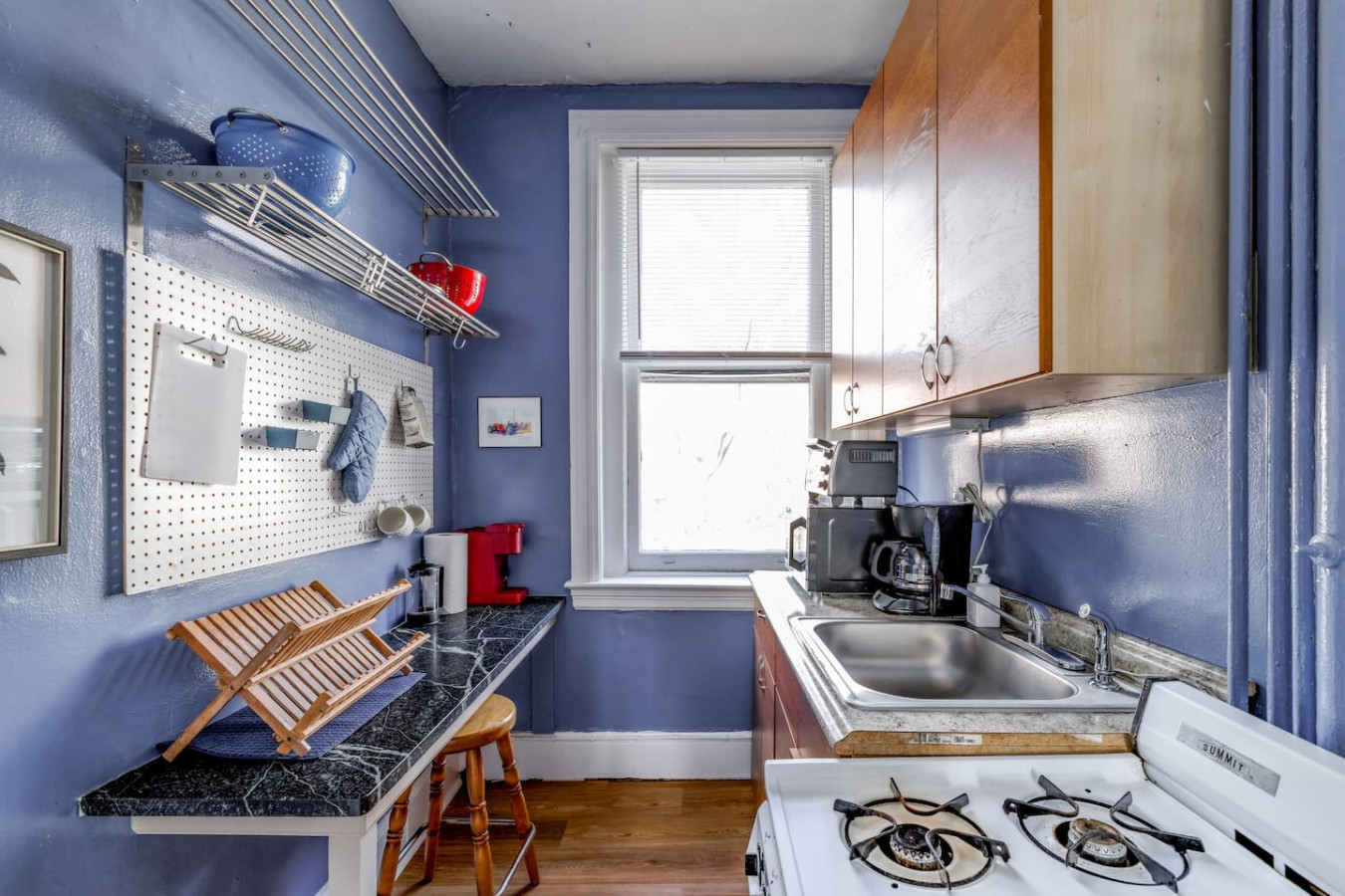 There's nothing like the heart of the home—our cozy kitchen, fully equipped with all the essentials to create joyful meals.