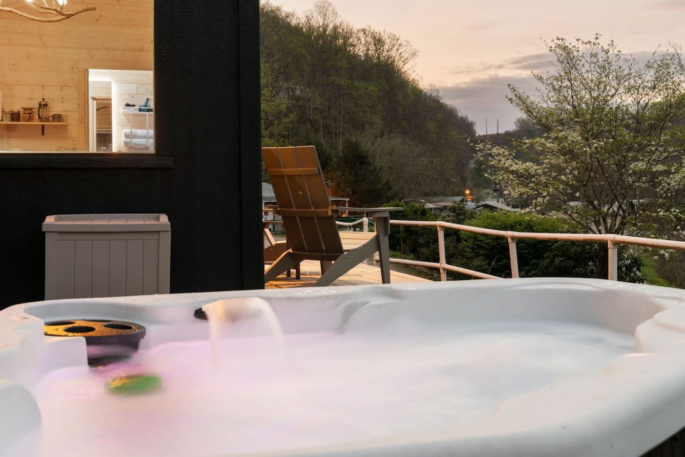 The Kimble | Hot Tub with River & Smoky Views photo 4