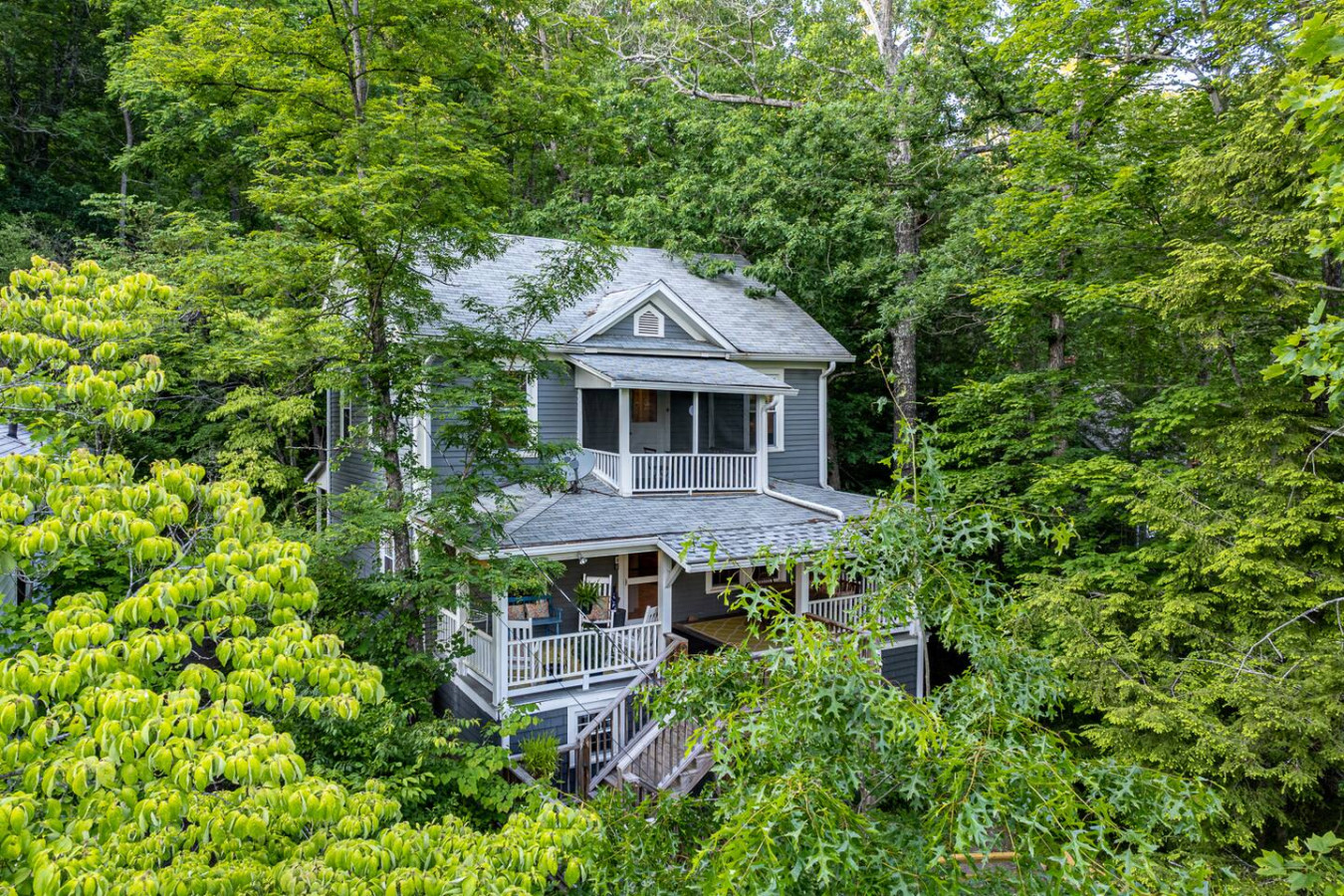 Nothing beats the serenity that comes with a house surrounded by trees.