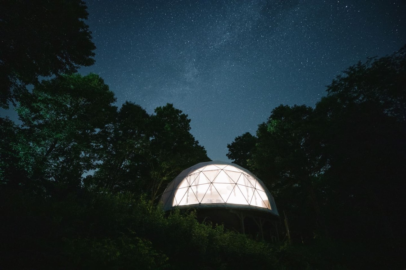 Excellent view of stars on clear nights