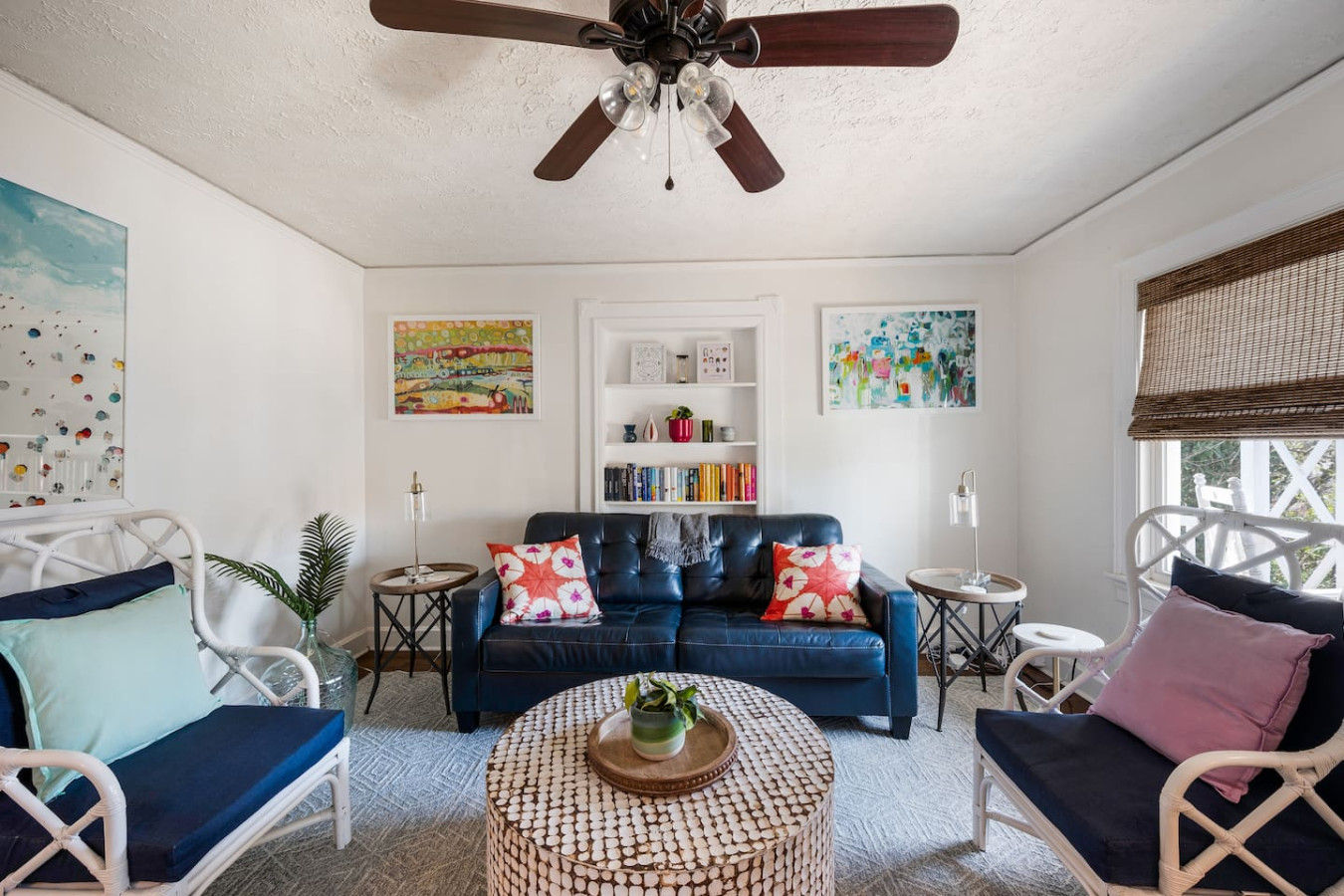 Relax and unwind—our cozy living room