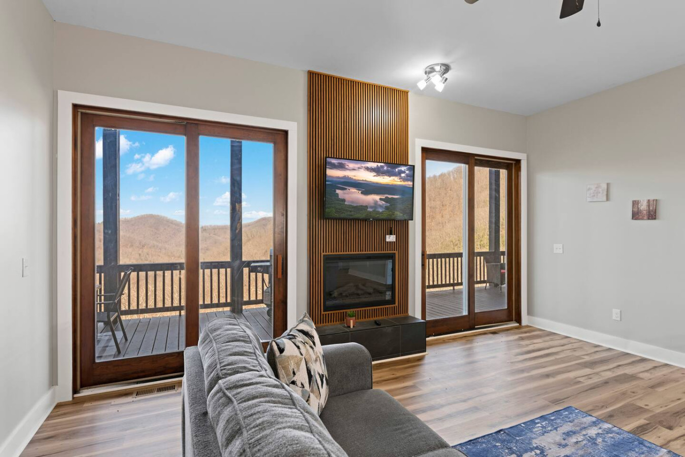 You can't beat this view in the living room!