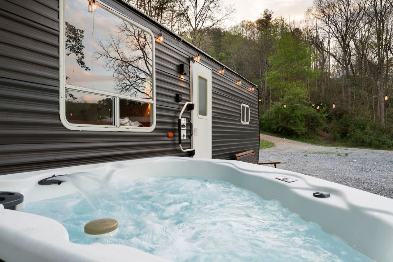Tesla Camp | Riverside, Hot Tub & Mountain Views photo 2