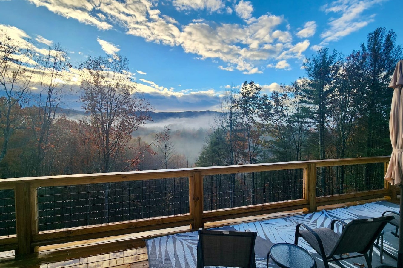 Stunning Mountain Views | Deck, Fire Pit & Hammock photo 3
