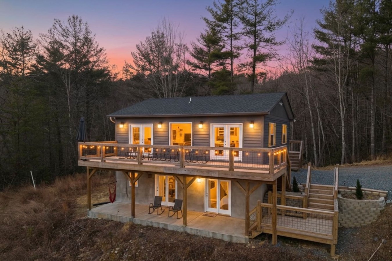 Stunning Mountain Views | Deck, Fire Pit & Hammock photo 1