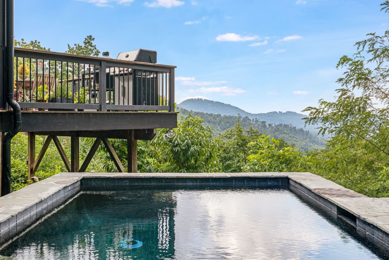 Mountain Retreat w/ Heated Pool & Expansive Views photo 3
