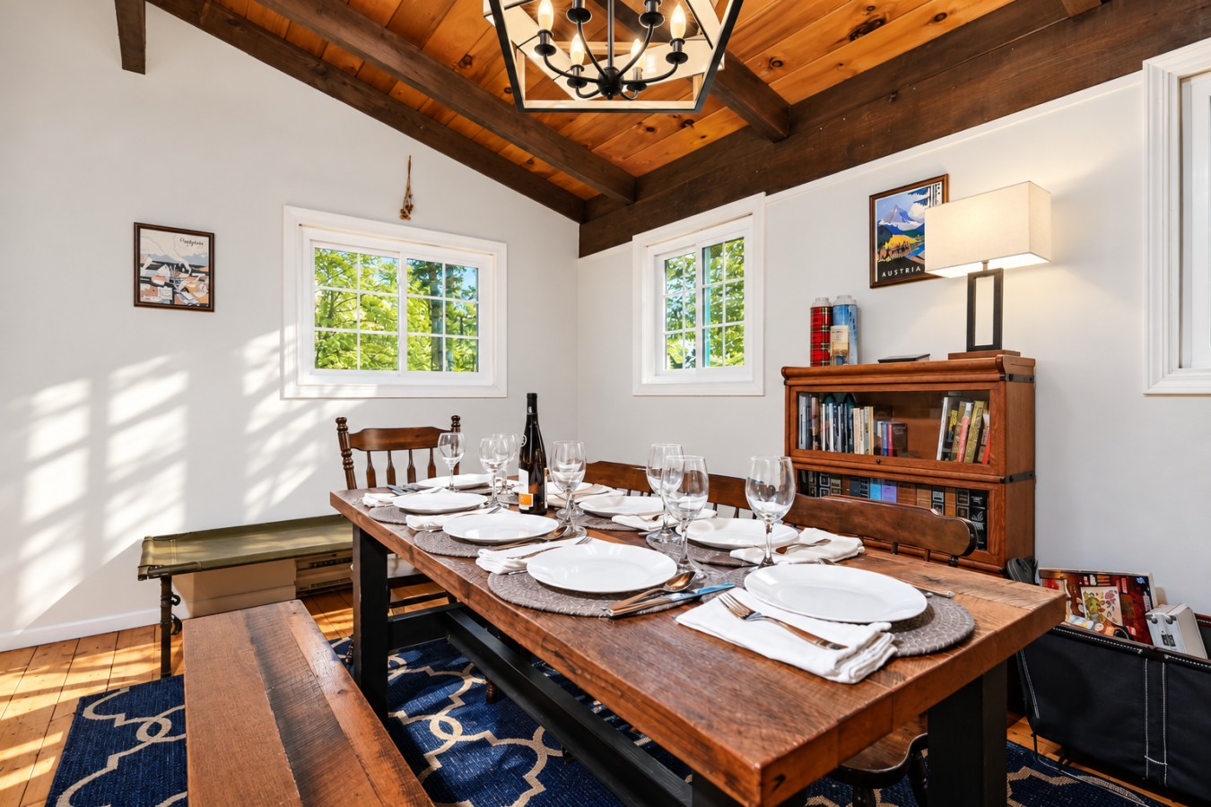 Chalet Getaway: Dining table
