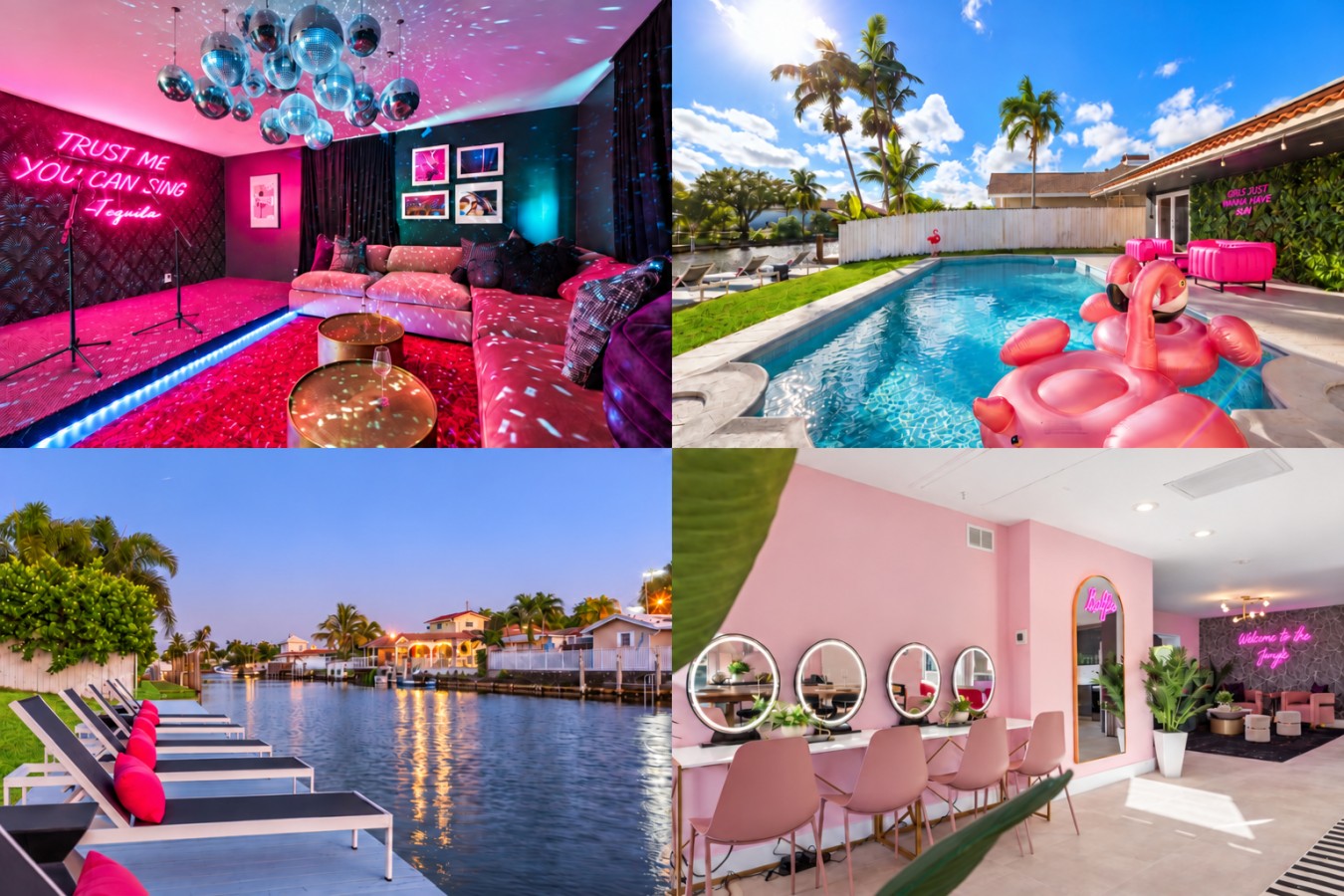 The Jungle: Pool, waterfront, karaoke and styling rooms