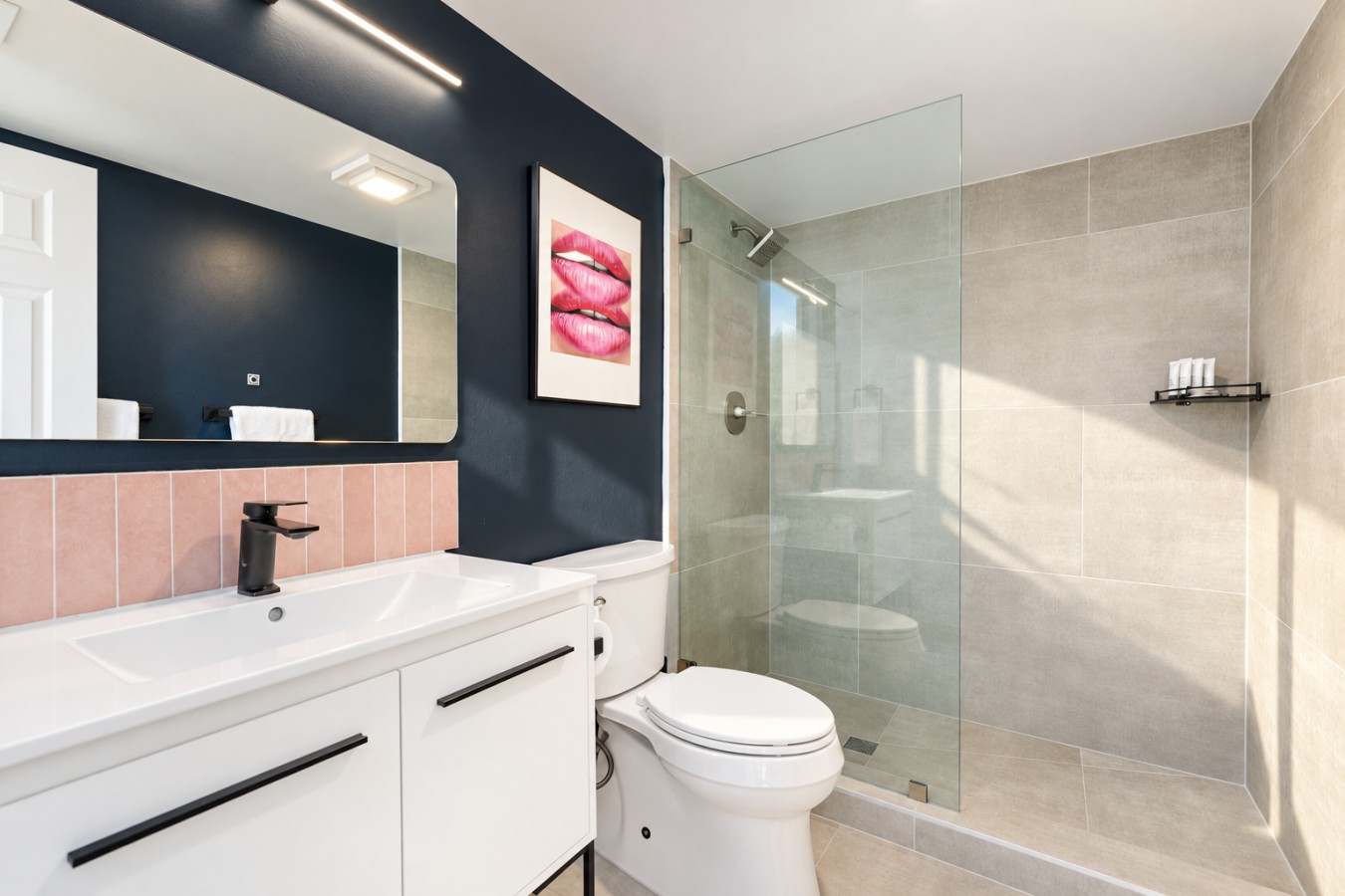 The Jungle: Bathroom vanity